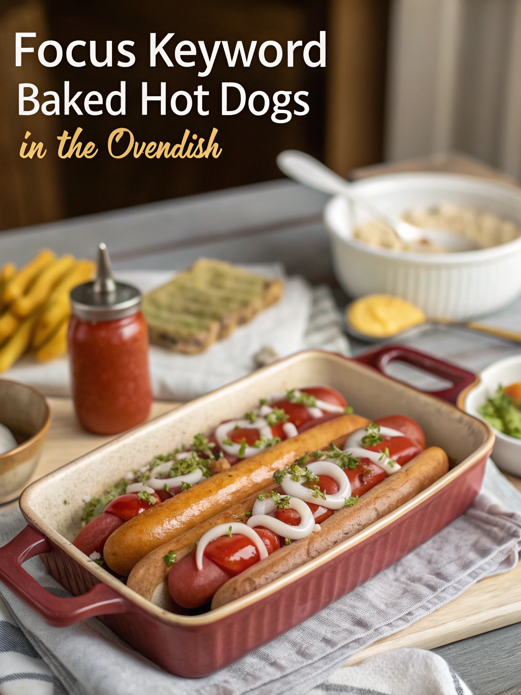 Baked Hot Dogs in the Oven