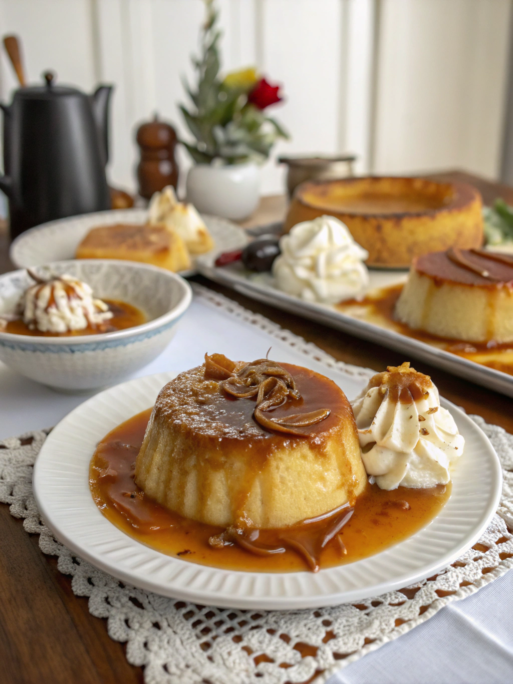Caramel desserts