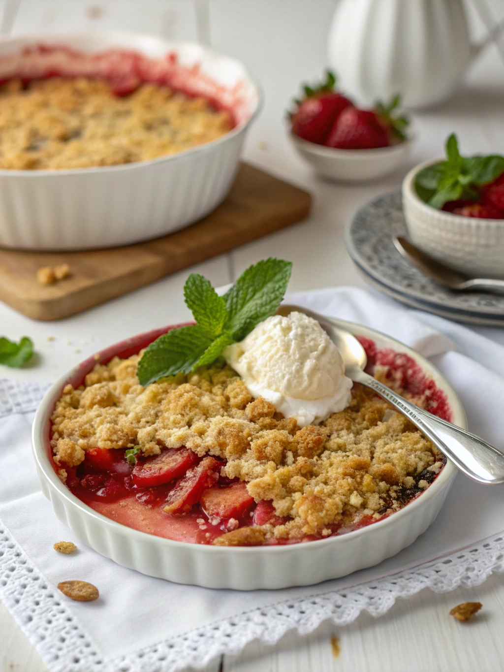 Classic Rhubarb Crisp