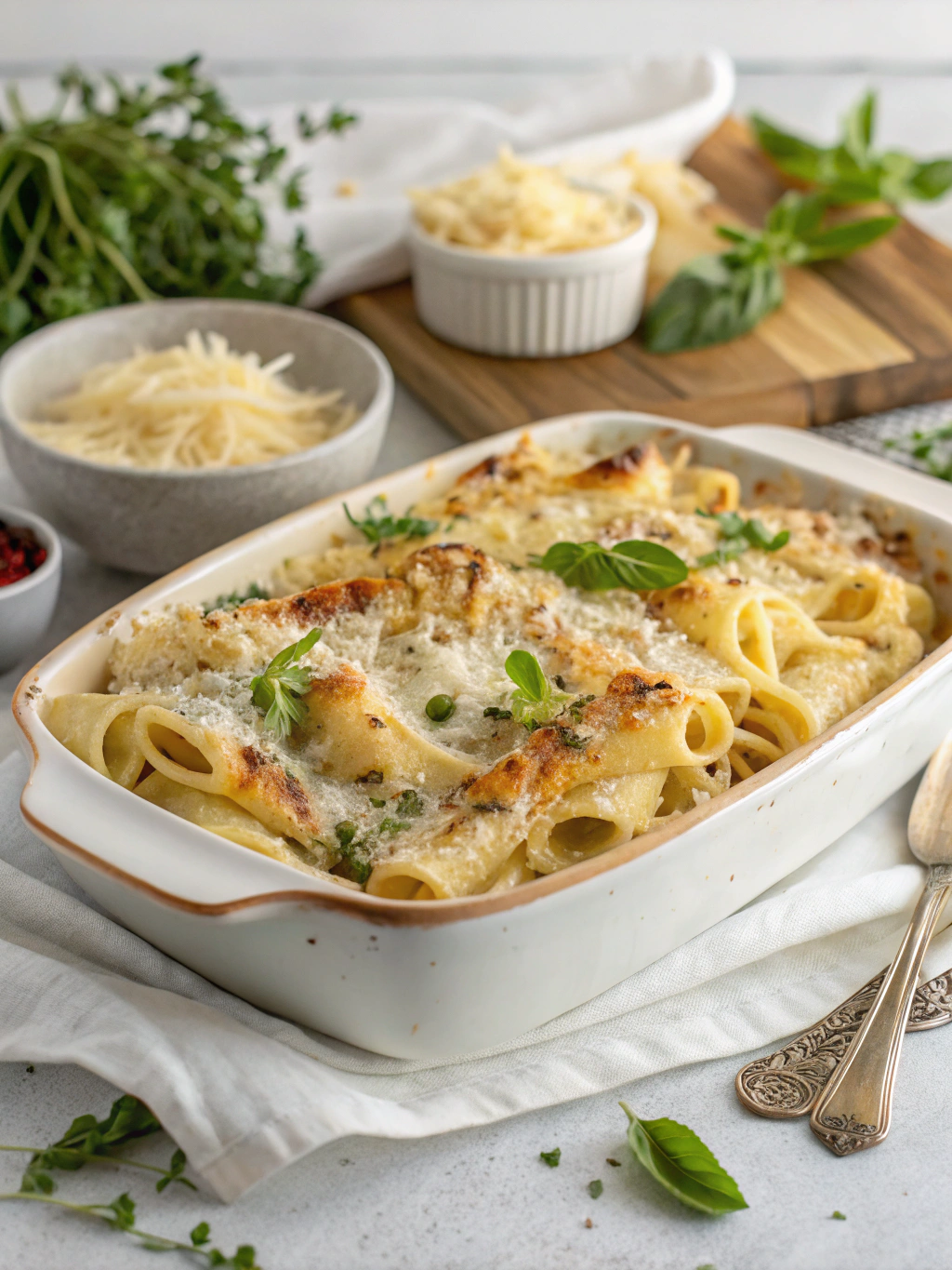 Cream Cheese Baked Pasta