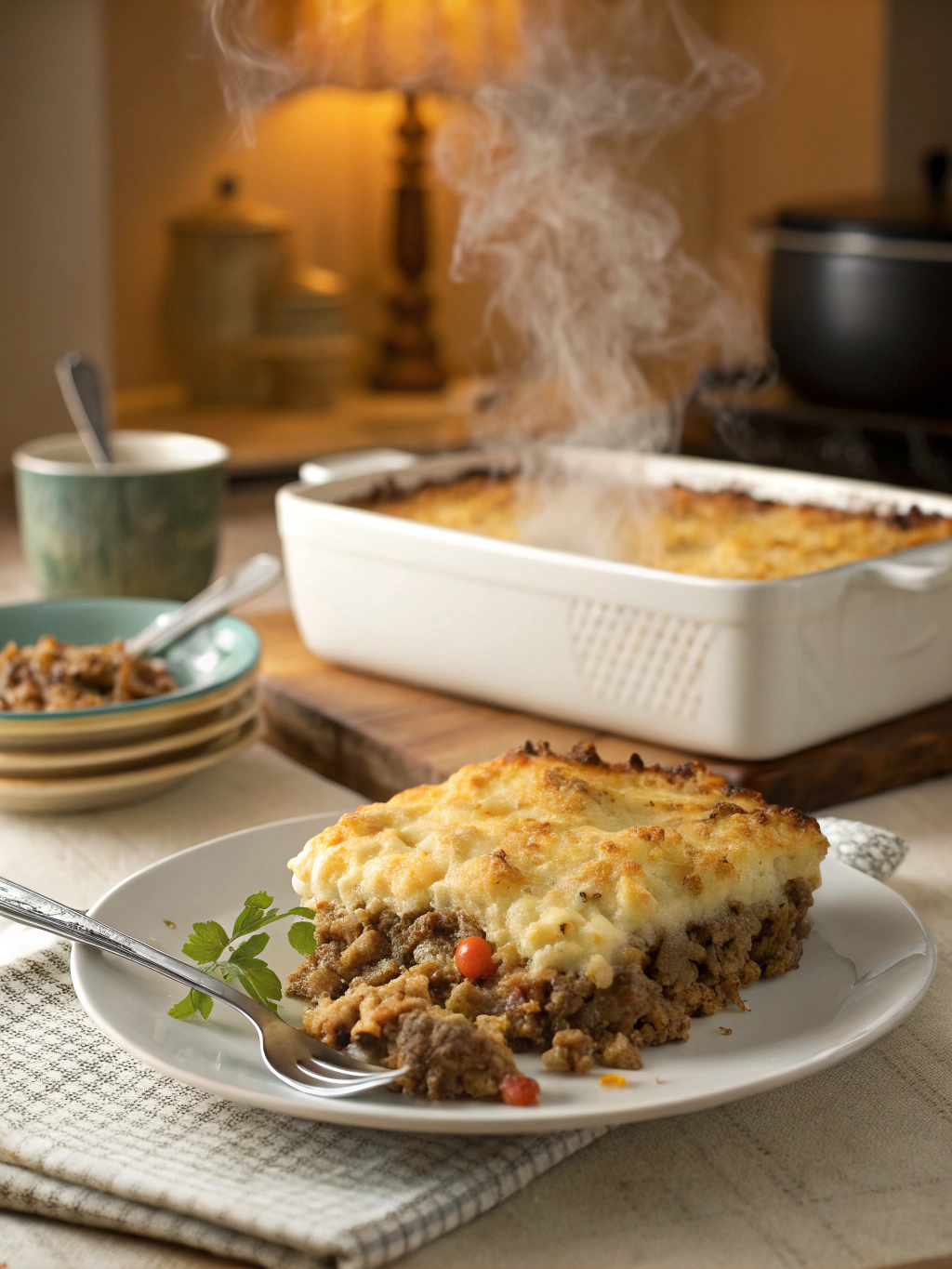Easy Hamburger Rice Casserole