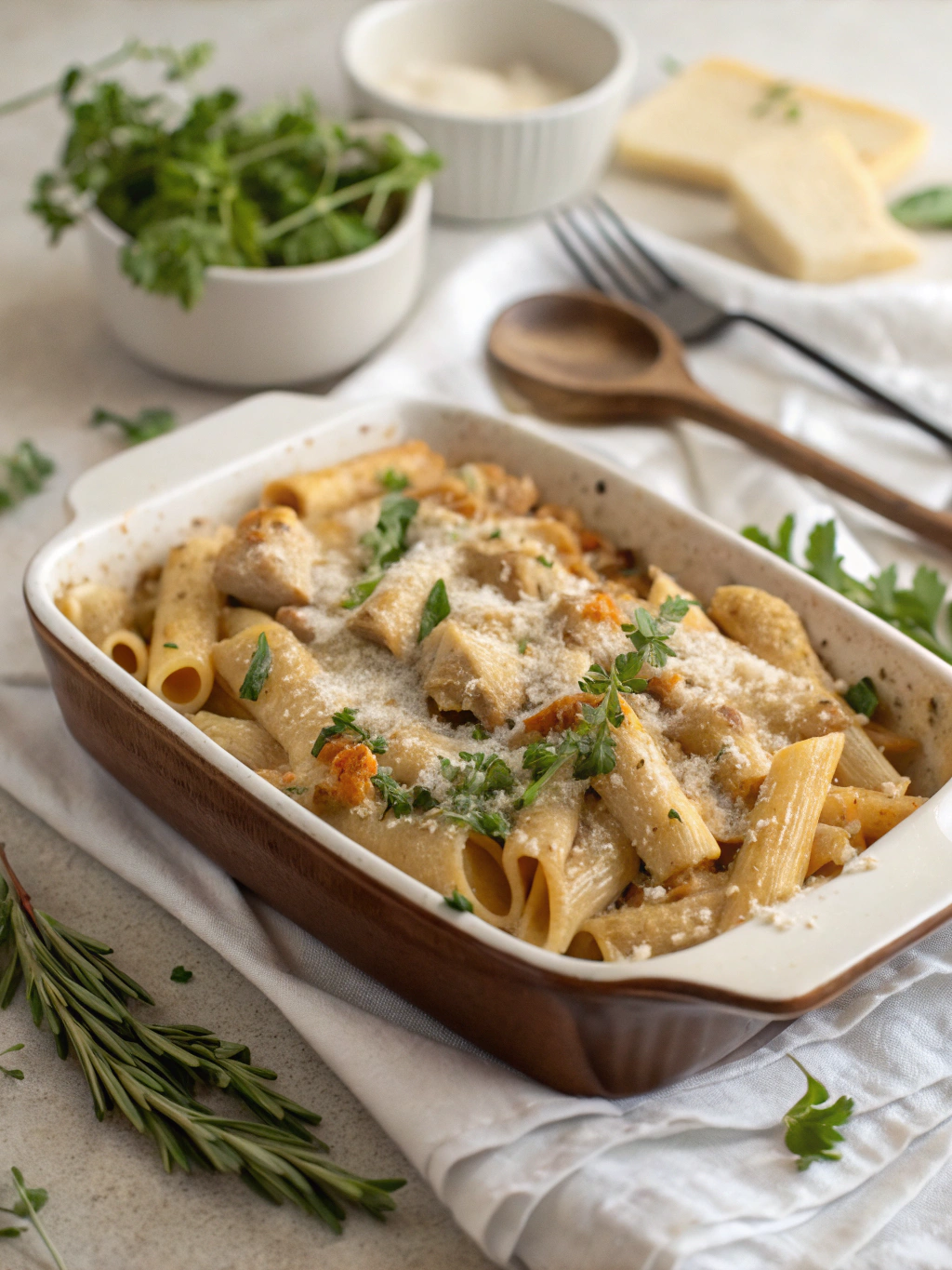 Homestyle Chicken Penne Casserole