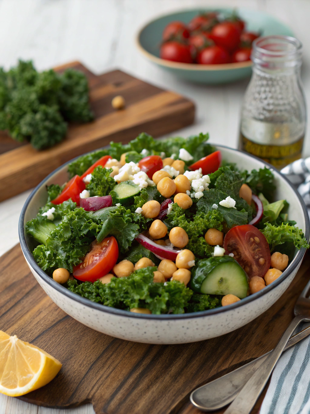Kale and Chickpea Salad