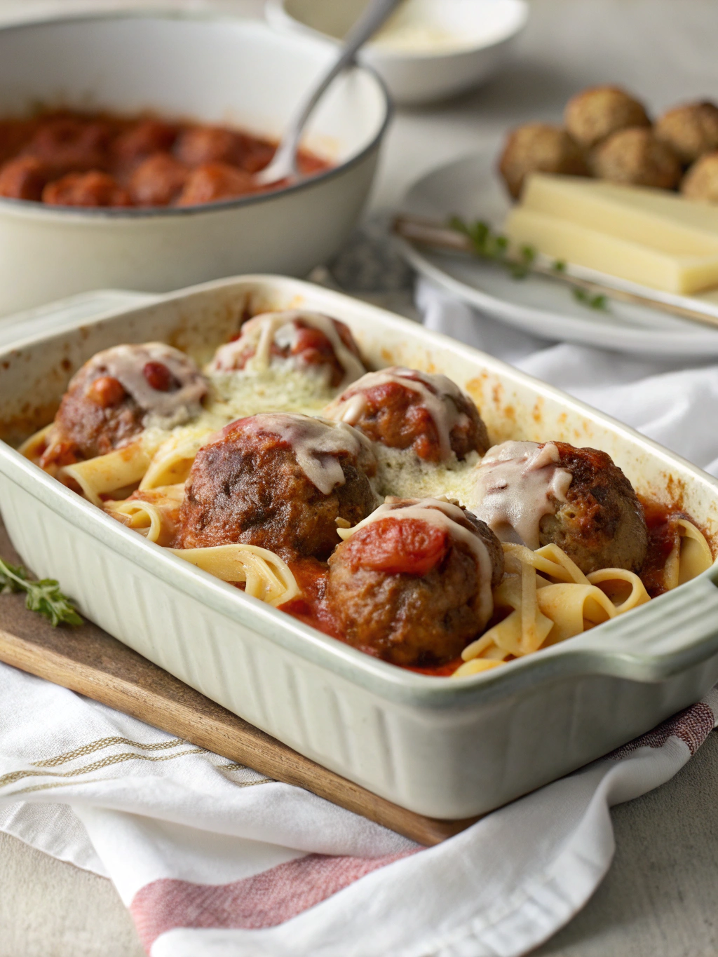Meatball Sub Casserole