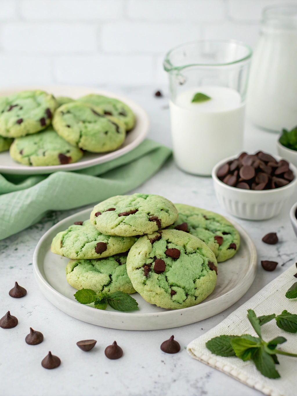 Mint Chocolate Chip Cookies Recipe