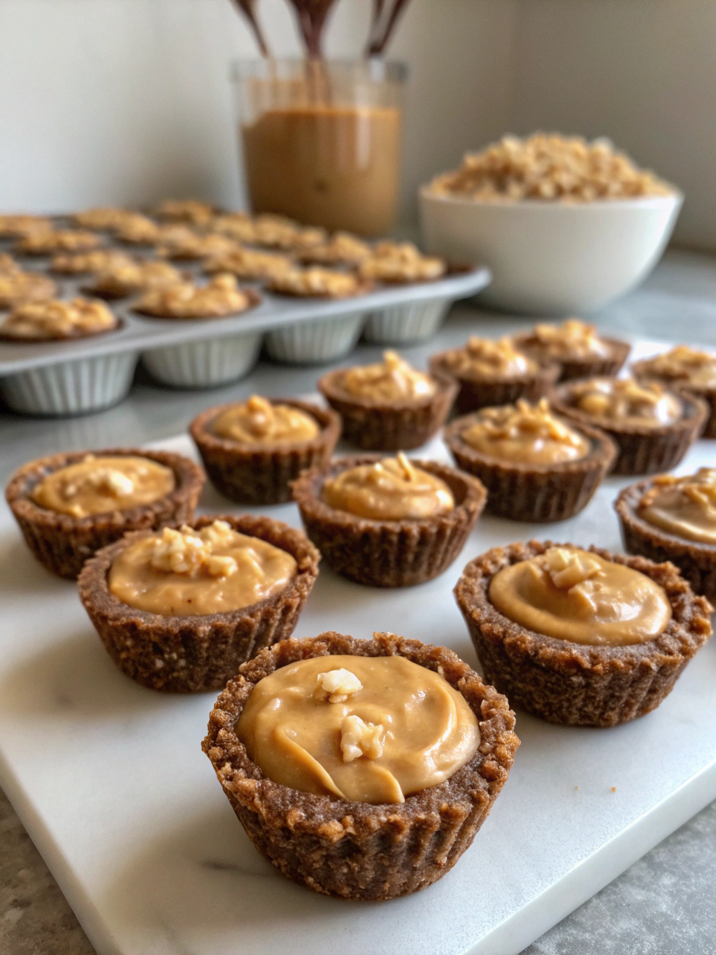 No-Bake Peanut Butter Granola Cups