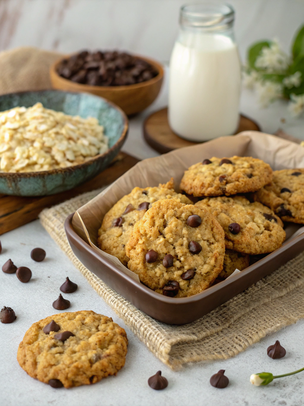 Rice Krispie Chocolate Chip Cookies