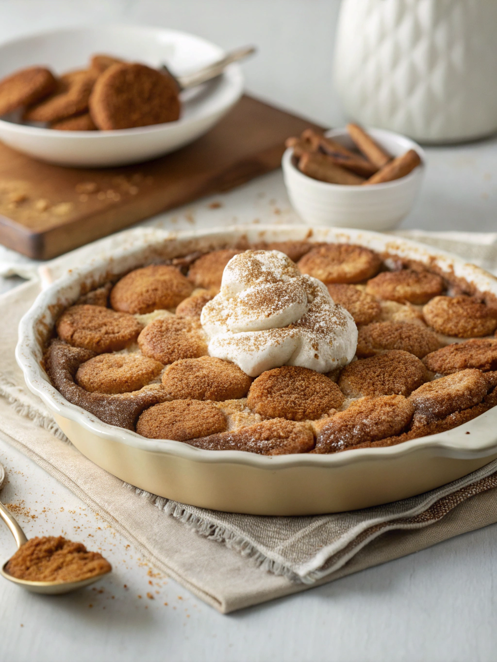 Snickerdoodle Caramel Cobbler