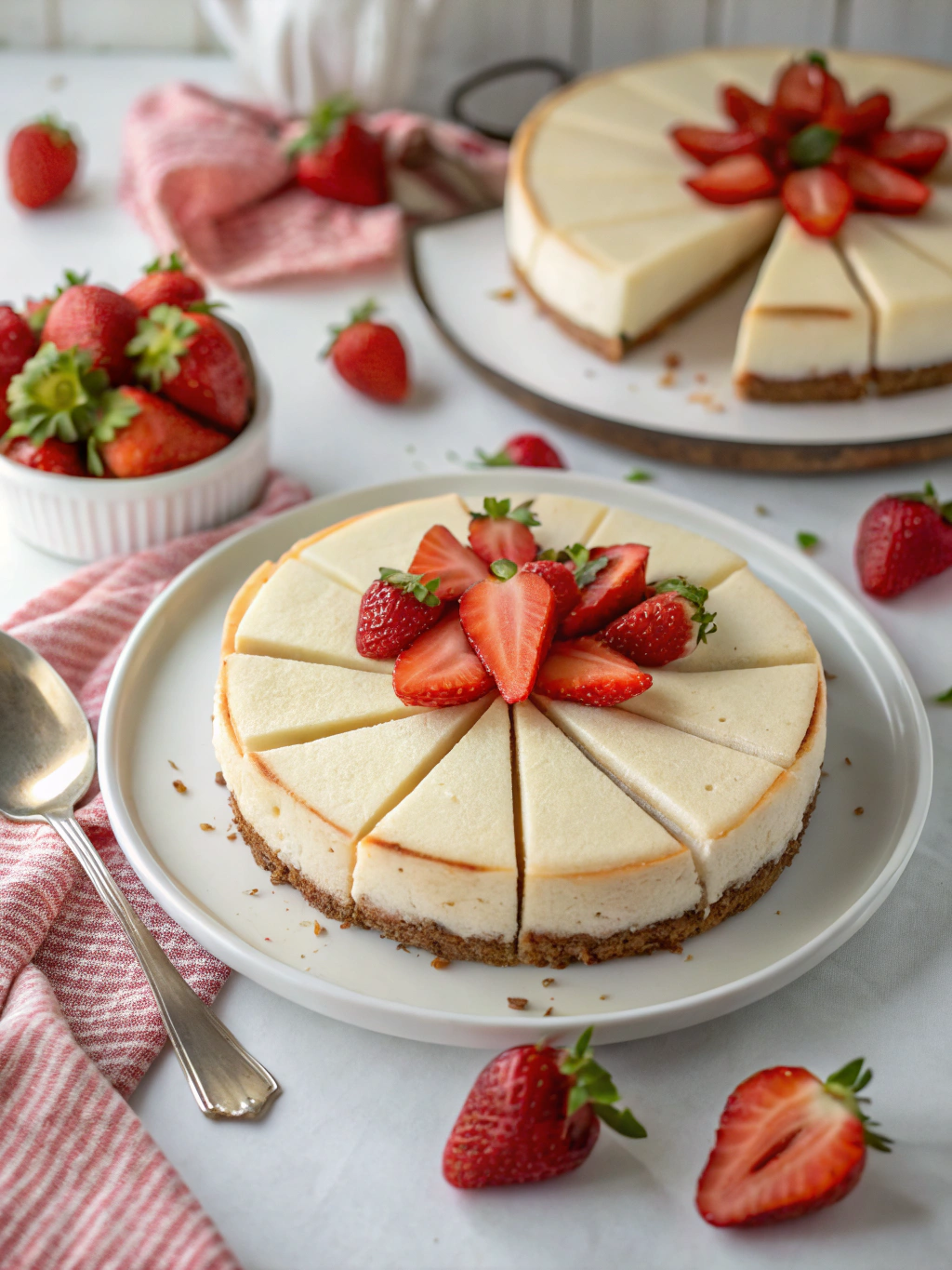 Strawberry cheesecake