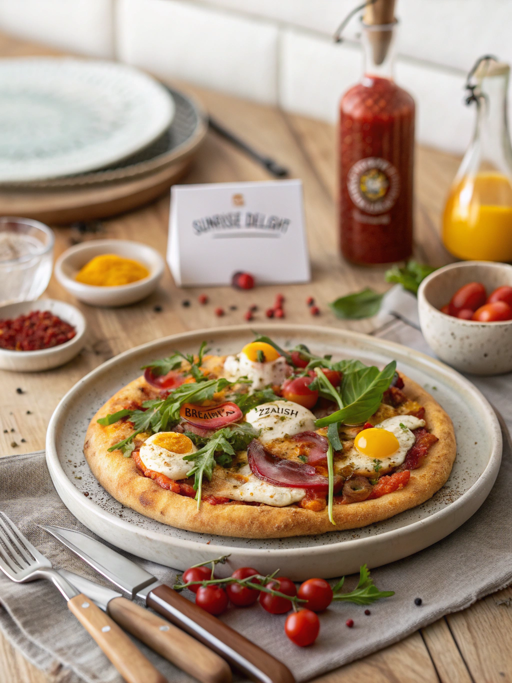 Sunrise Delight Breakfast Pizza