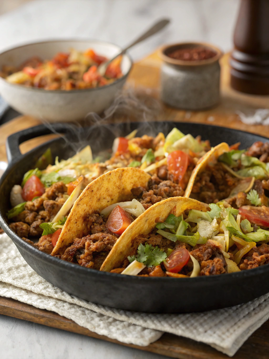 Ground Beef Taco Cabbage Skillet