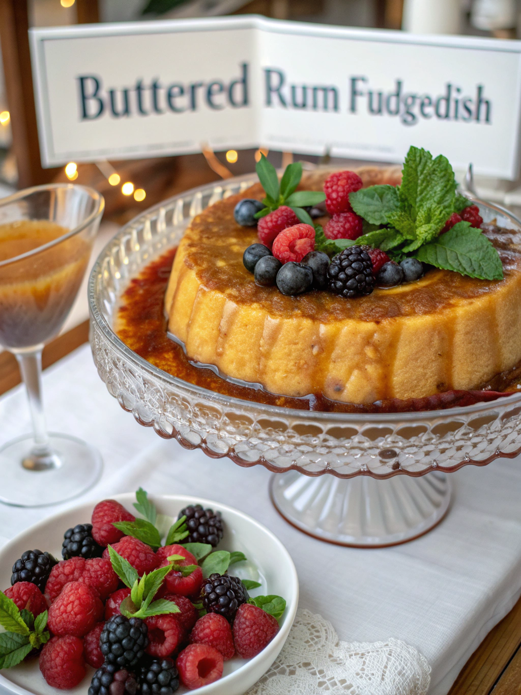 Buttered Rum Fudge