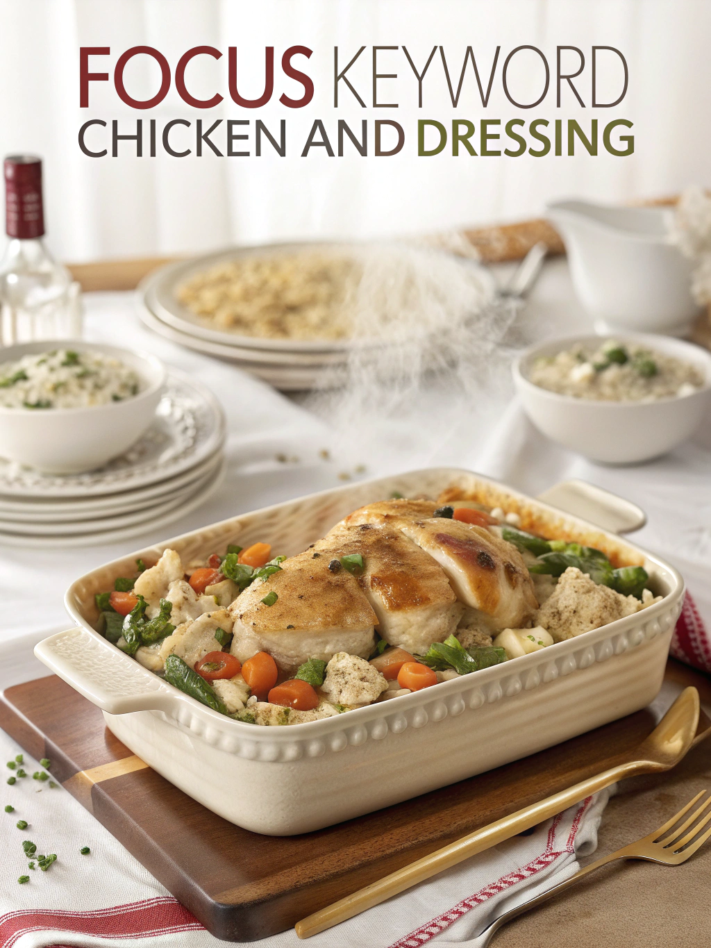 Chicken and Dressing Casserole