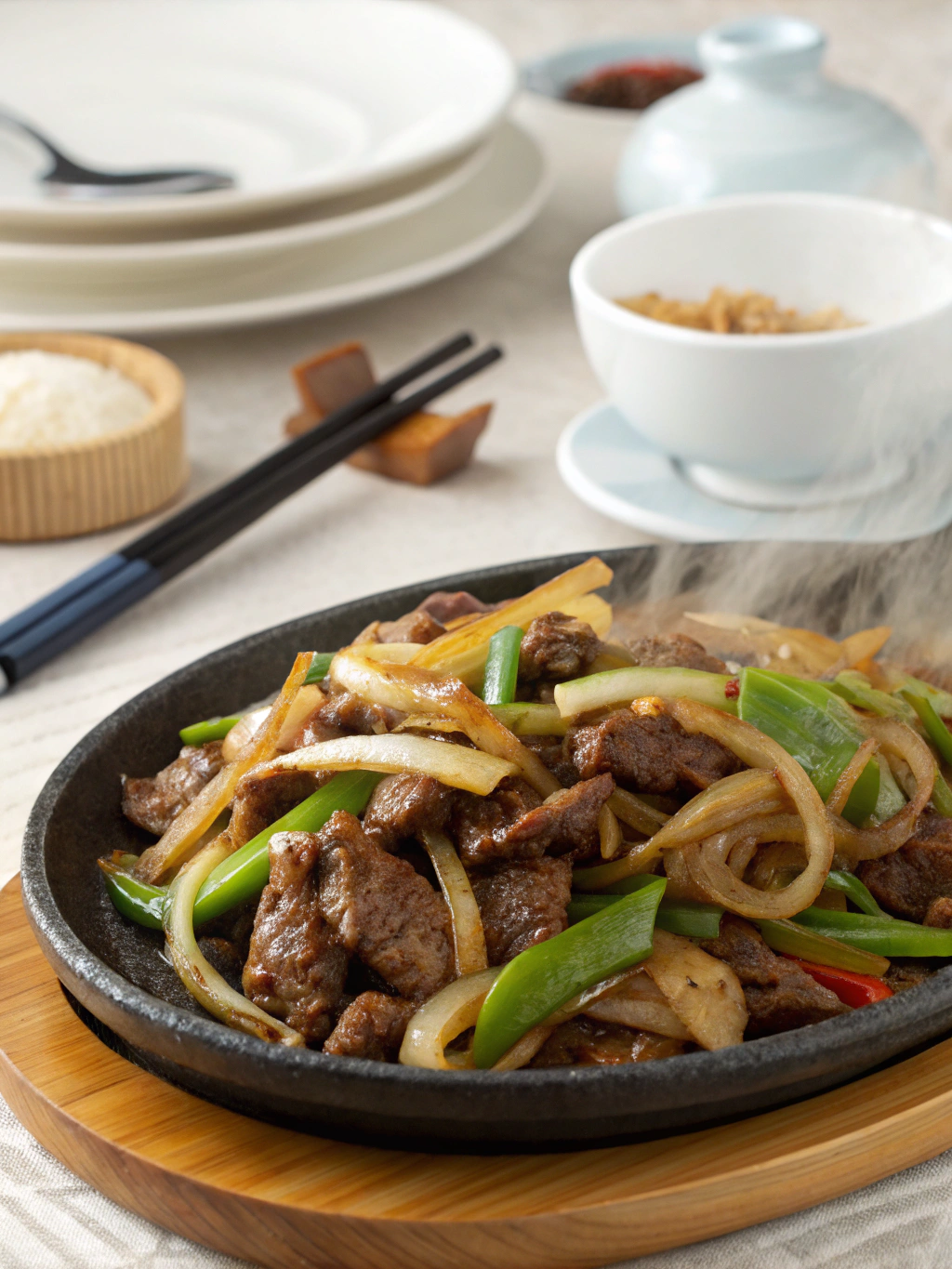 Chinese Beef and Onion Stir Fry