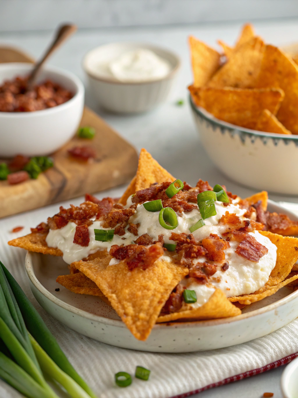 Cream Cheese and Bacon Stuffed Doritos