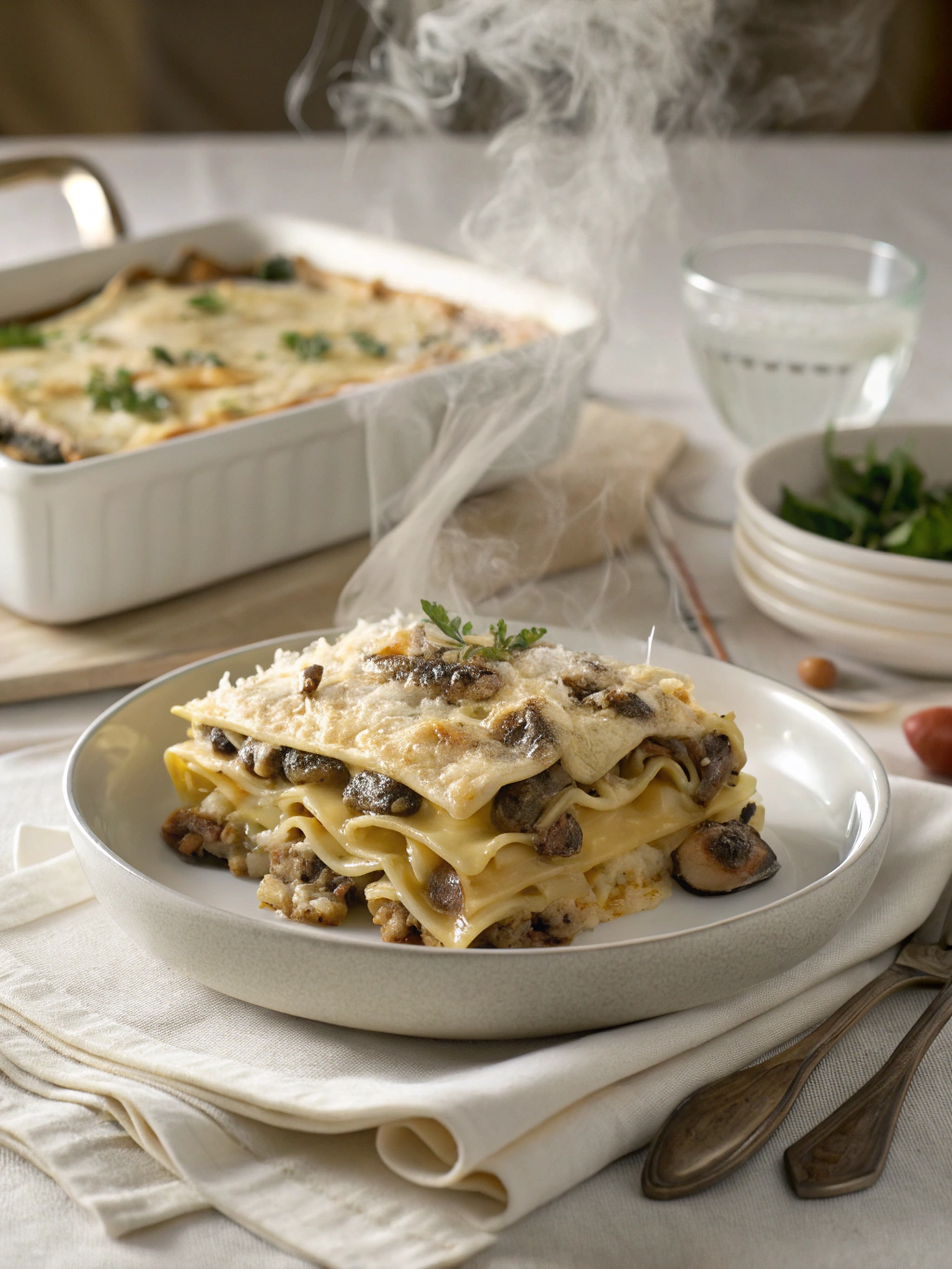 Mushroom Lasagna