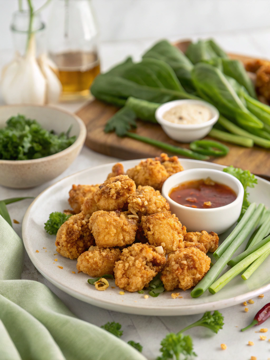 Crispy Popcorn Chicken