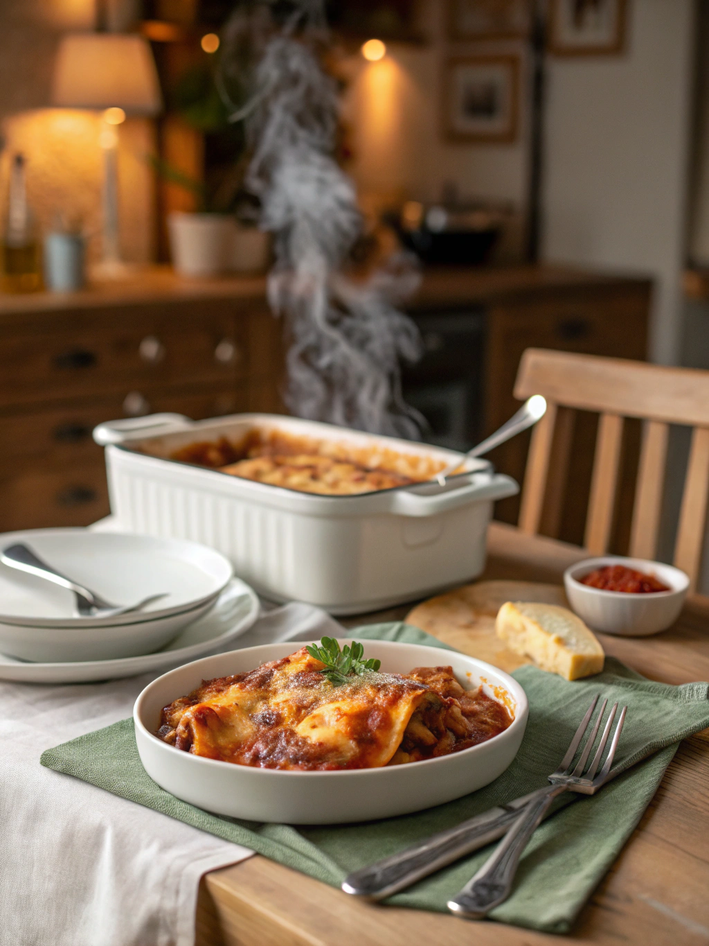 Crockpot Ravioli Lasagna