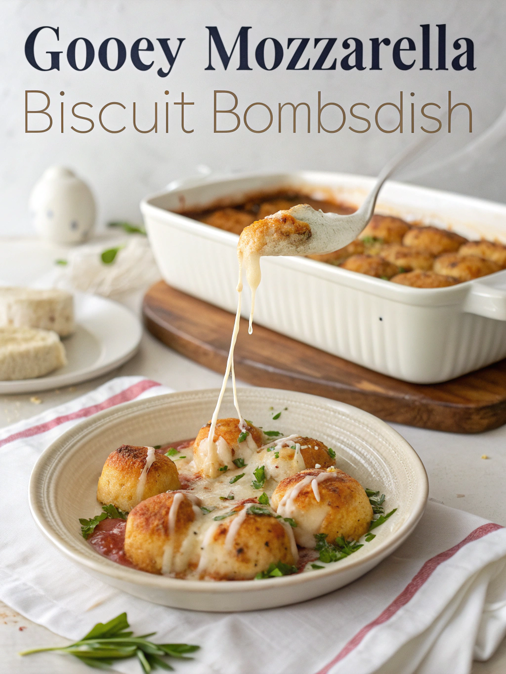 Gooey Mozzarella Biscuit Bombs