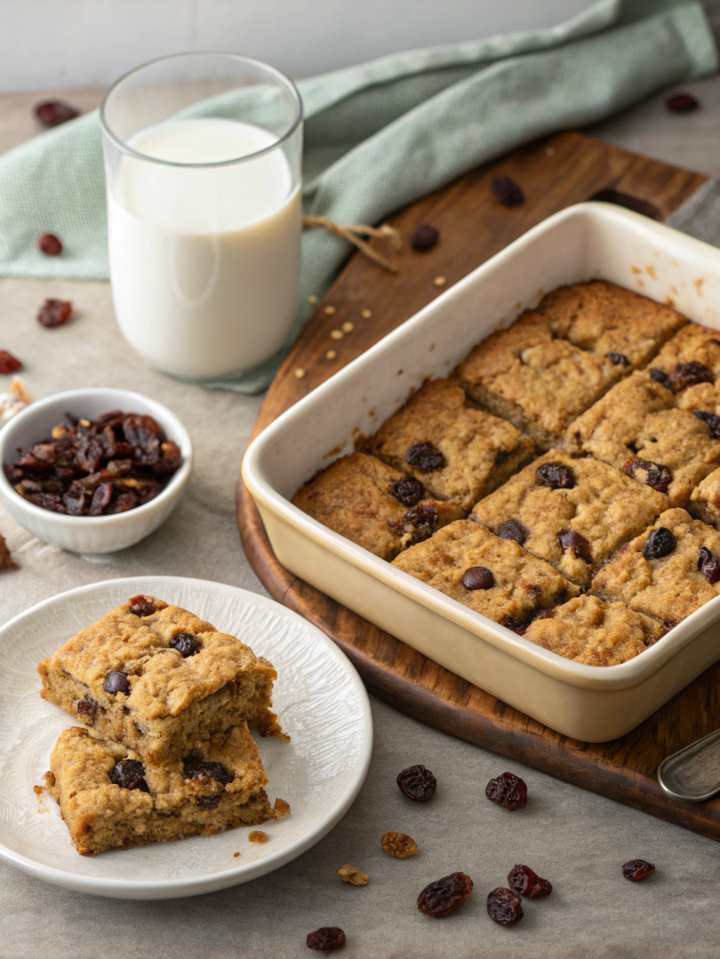 Oatmeal Raisin Cookie Bars