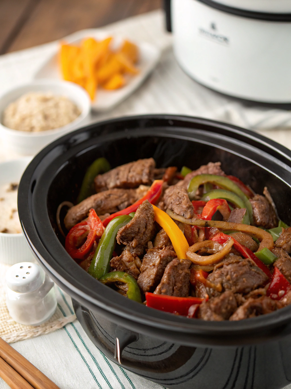 Pepper Steak in a Crock Pot