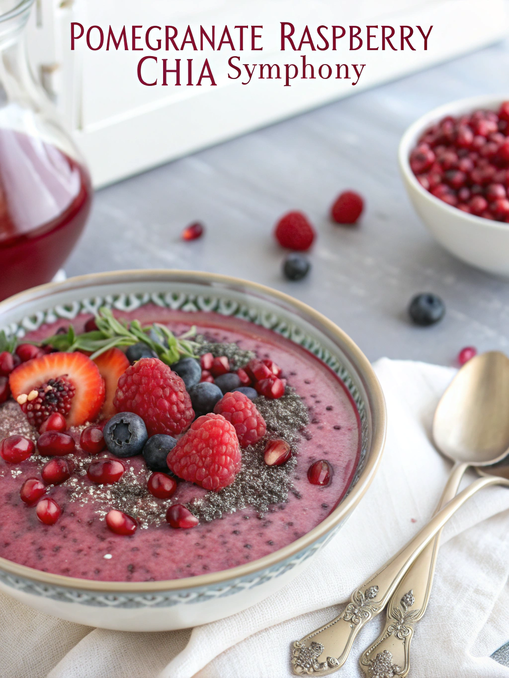 Pomegranate Raspberry Chia Symphony