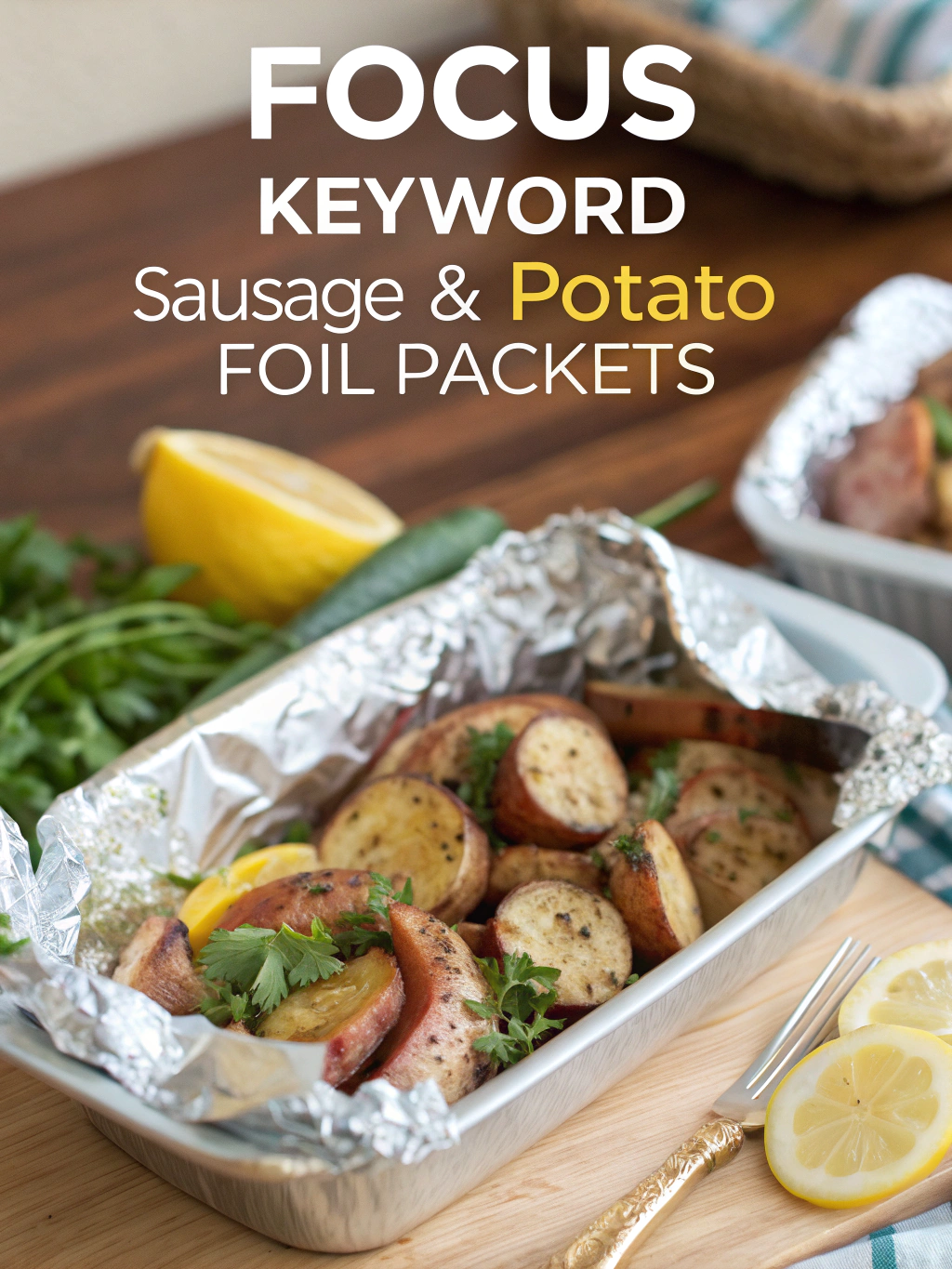 Sausage & Potato Foil Packets