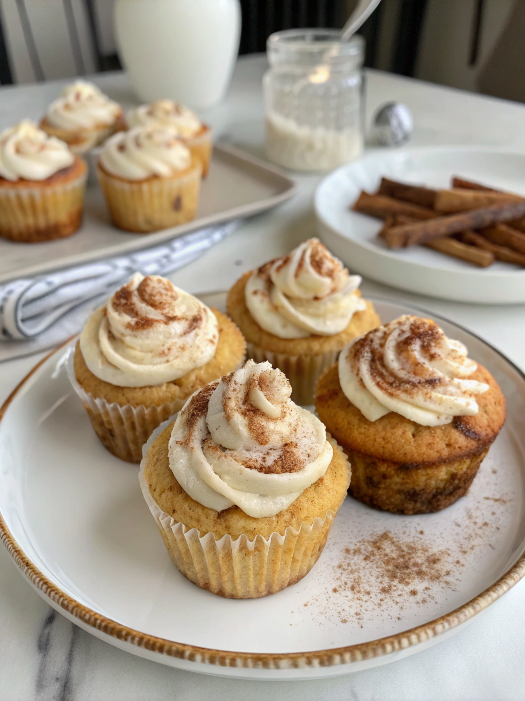 Gooey Cinnamon Cream Cheese Muffins
