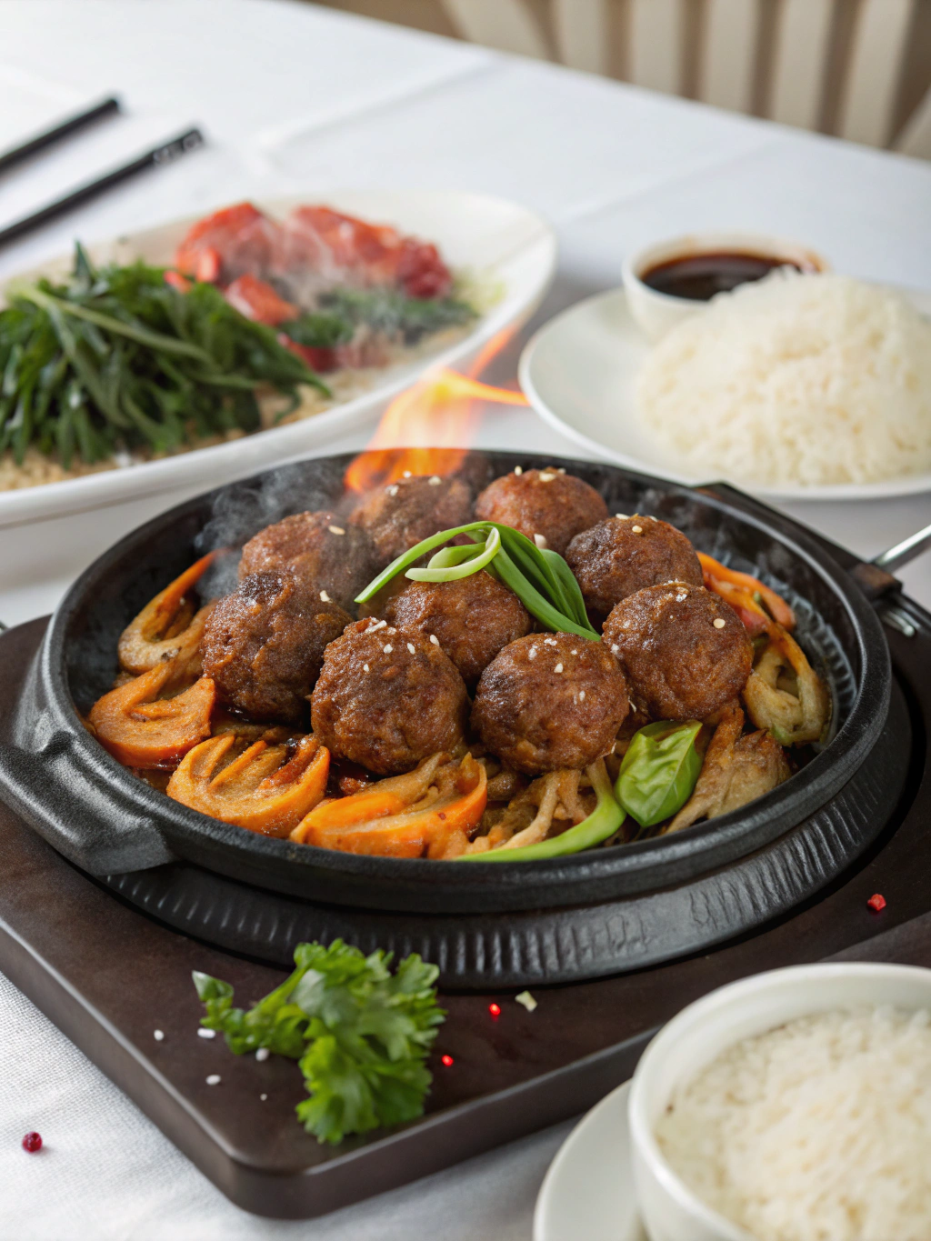 Korean Barbecue Meatballs