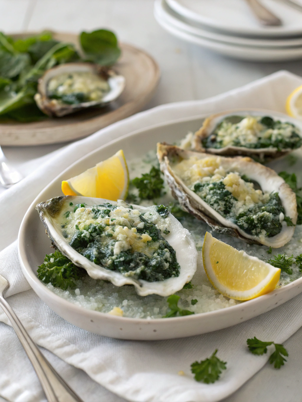 Savory Oysters Rockefeller