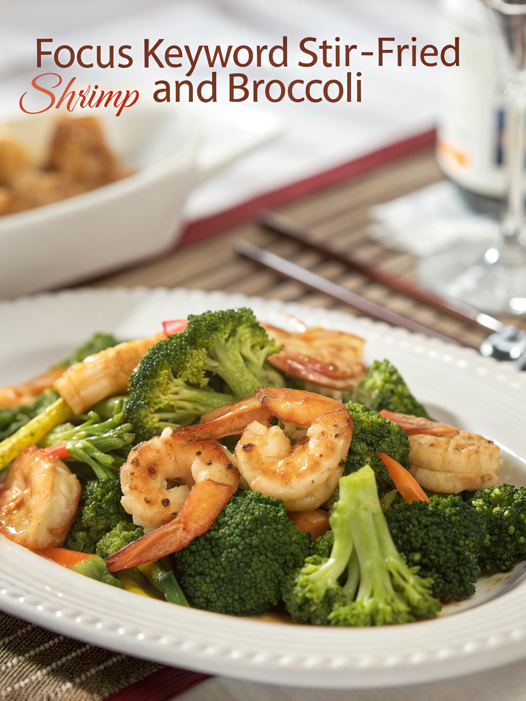 Stir-Fried Shrimp and Broccoli