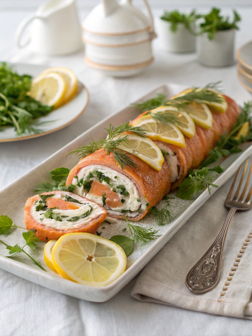 Stuffed Salmon Rolls
