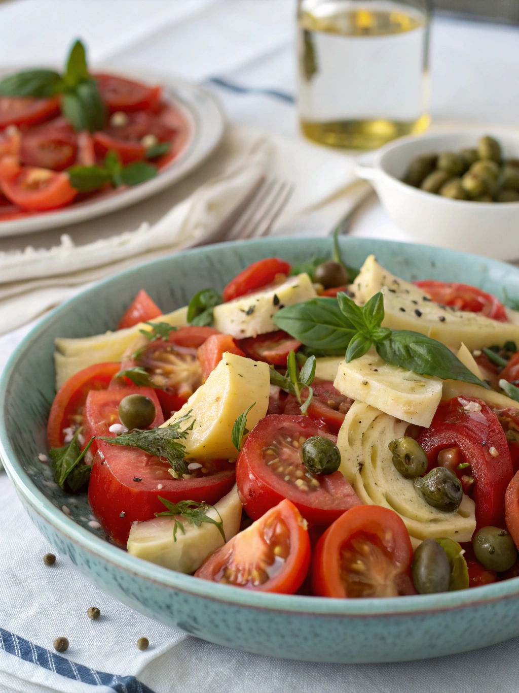Tomato and Artichoke Salad with Capers