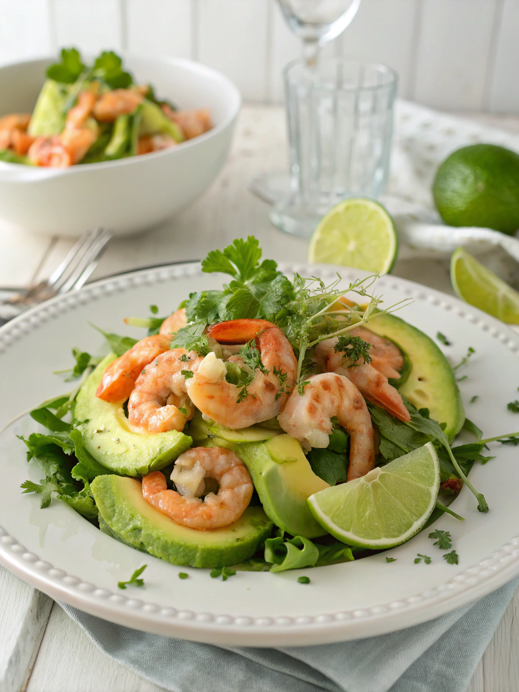 Zesty Lime Shrimp and Avocado Salad